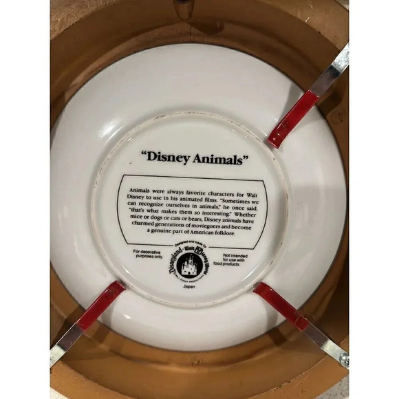 Walt Disney Collectors Plate "Disney Animals" - Lady & the Tramp  ba - Picture 3 of 4